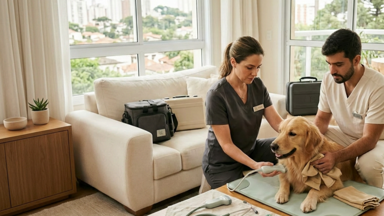 Como o atendimento volante veterinário transforma a saúde do seu pet com conforto e inovação