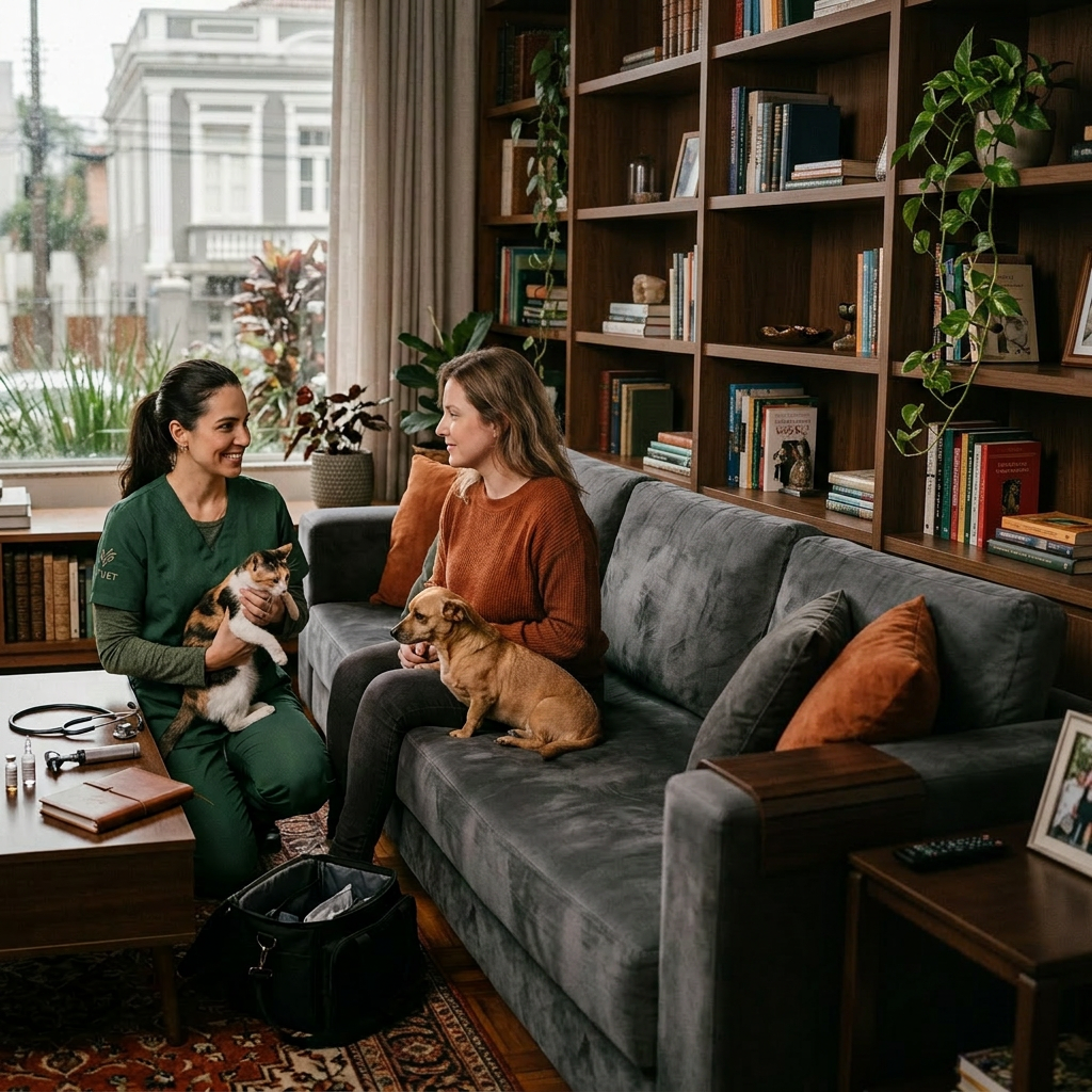 Os benefícios do atendimento veterinário em domicílio para o bem-estar do seu pet